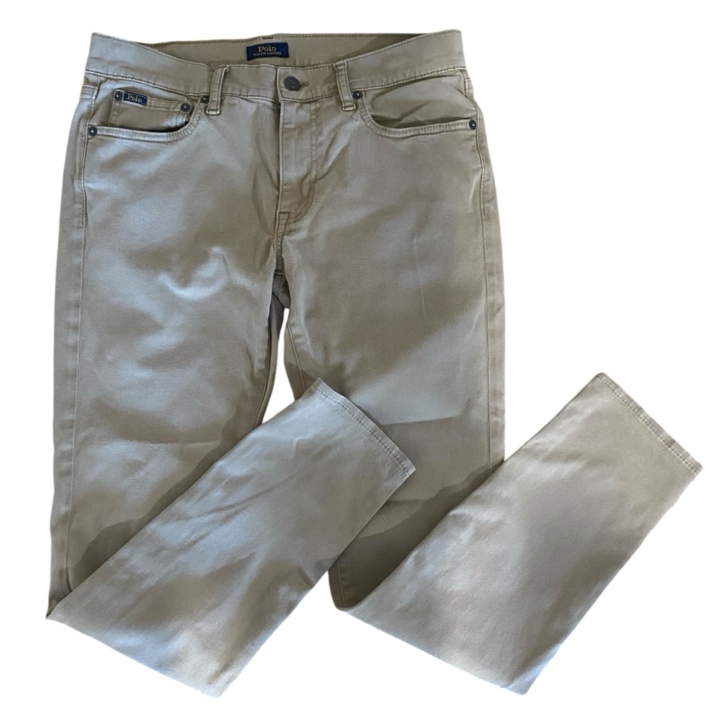 Vintage Polo Ralph Lauren Tompkins Skinny Jean tan
